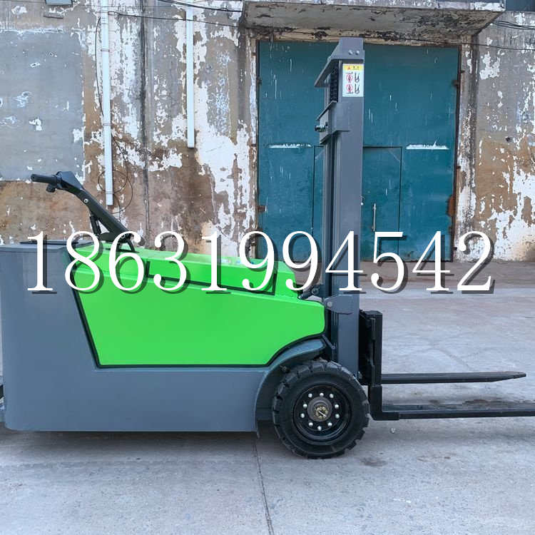 蓬江区小型电动叉车1吨2吨步行站驾式电瓶堆高充电装卸车液压升降车铲车